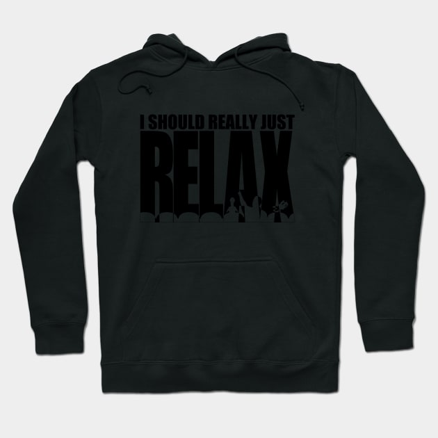 MST3K says RELAX Hoodie by jadbean